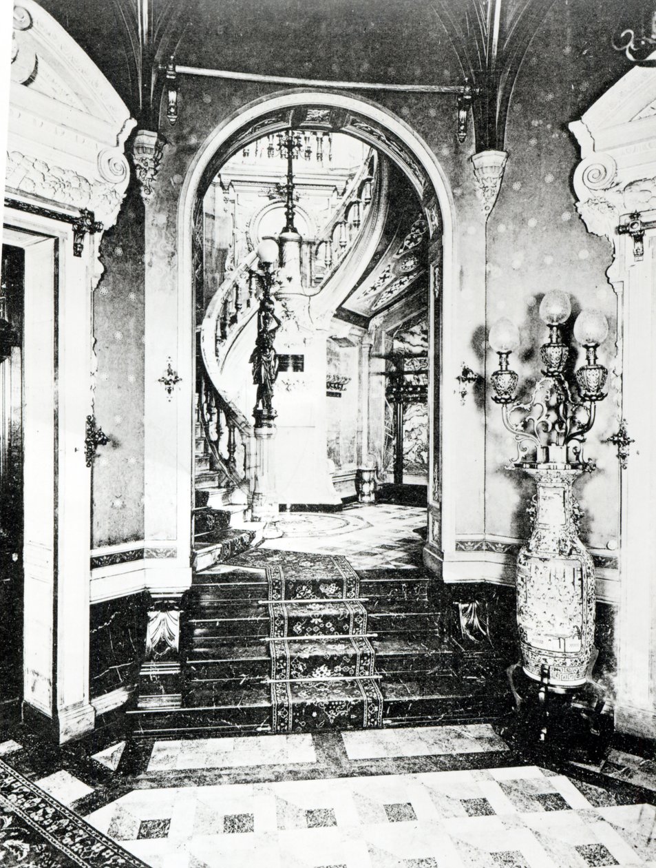 Hotel de Paiva酒店的前庭和Onyx楼梯 作者 法国摄影师