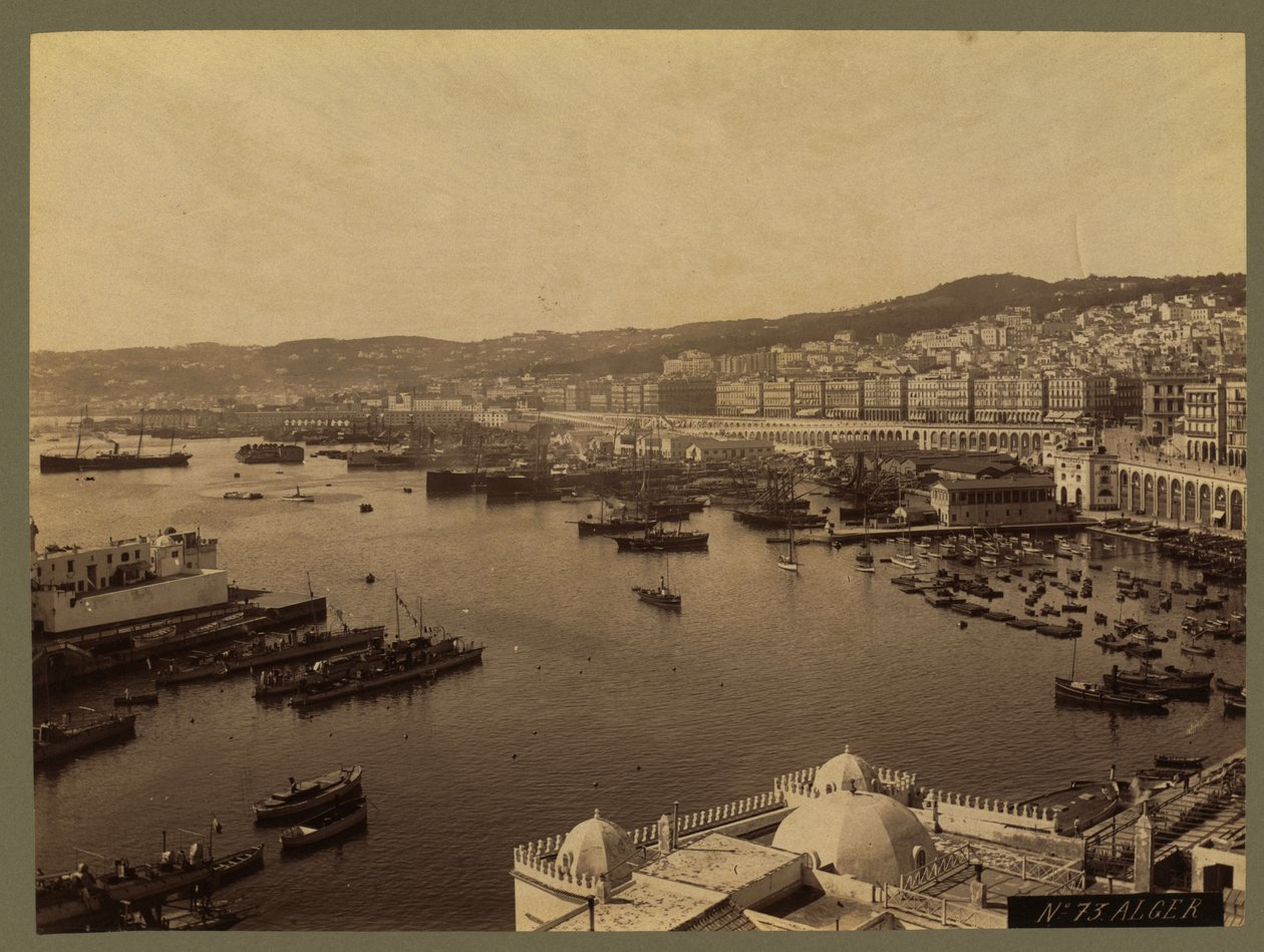 阿尔及尔的视图，c.1860-1900 作者 法国摄影师