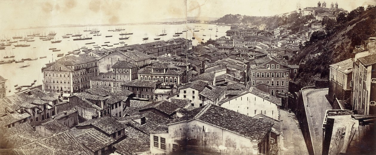 巴伊亚视图，c。 1864-8 作者 法国摄影师