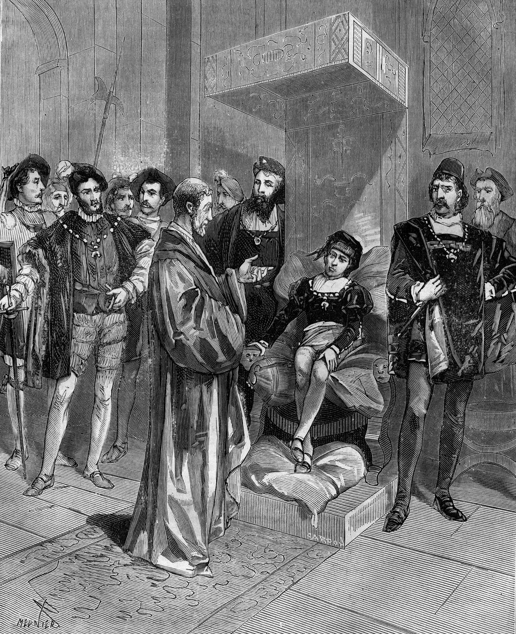 (Cardanus Hieronymus) Gerolamo Cardano (Jerome Cardan)，意大利医生、数学家和哲学家(1501-1576)，提出英国国王爱德华六世的星座。在《从最初几个世纪到现在的科学、发明和发现的通俗历史》中 作者 法语学校
