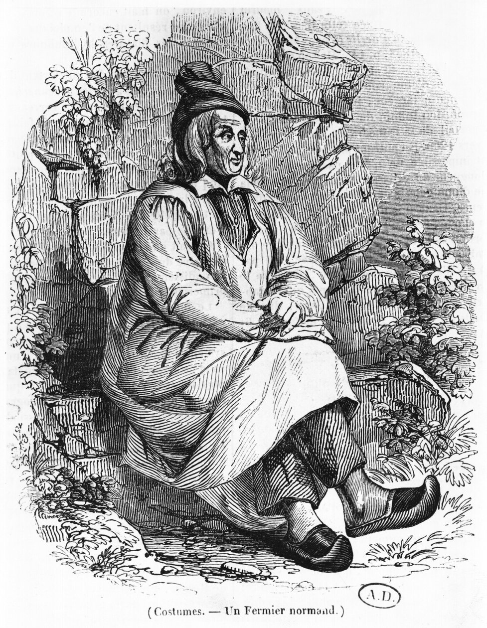 来自诺曼底的农民，1840年 作者 法语学校