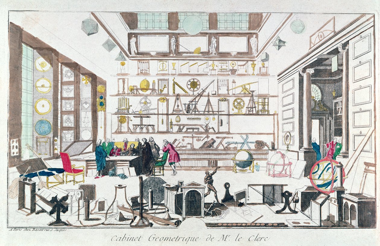 在Sebastien Le Clerc，1717之后的几何研究 作者 法语学校
