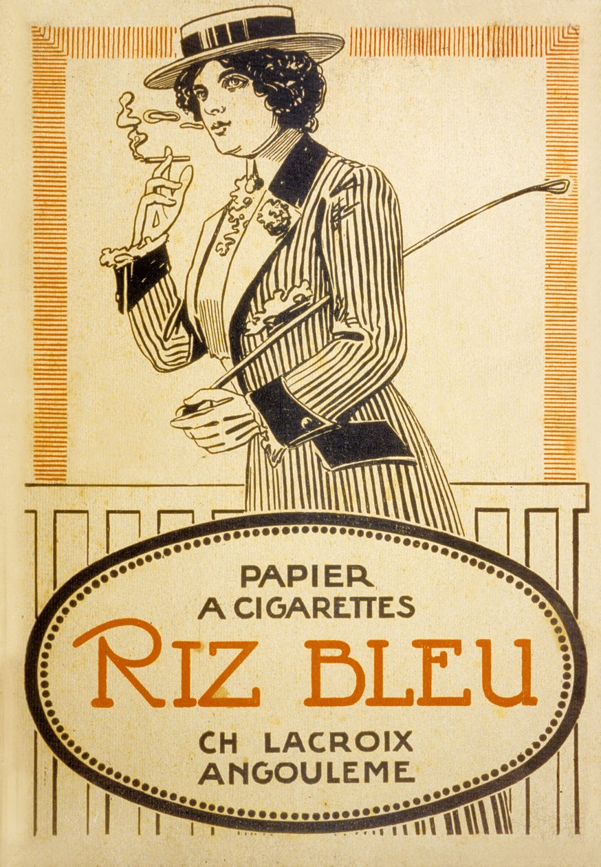 Riz Bleu 香烟的广告 作者 法语学校