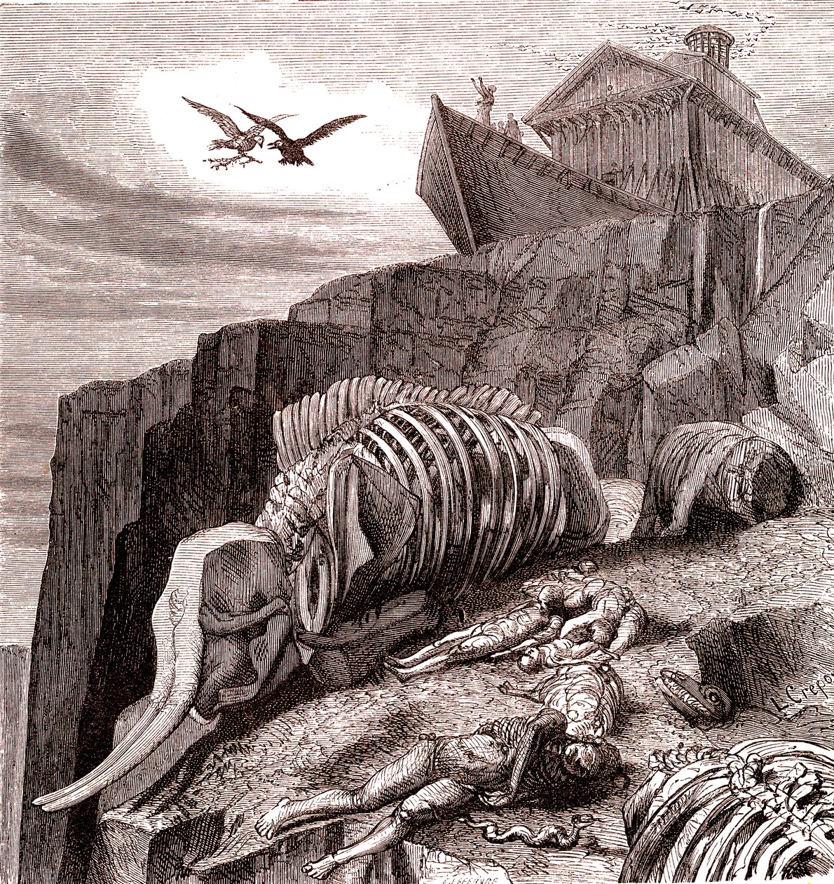 After the flood ( Bible ). 1866 (engraving)   1471883   zh       chinese Successfully Translated  Original: Geschwister Wiesenthal (b/w photo) Translat: Geschwister Wiesenthal (b/w photo) 1455474 zh chinese Successfully Translated Original: Kanagawa Transl 作者 法语学校
