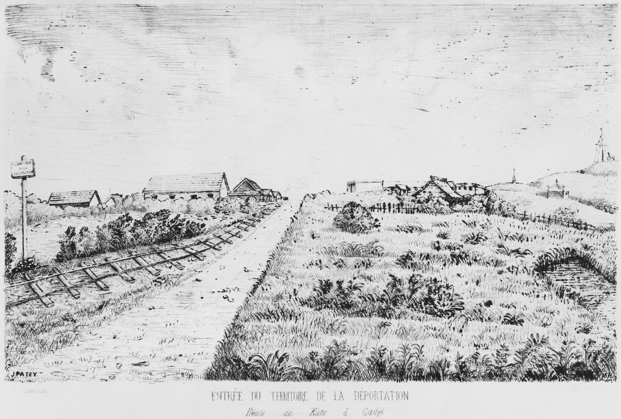 松树岛的专辑，驱逐境的入境，1878-79 作者 法语学校