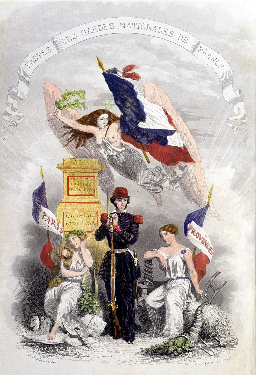 Allegory of the French Revolutions 作者 法语学校