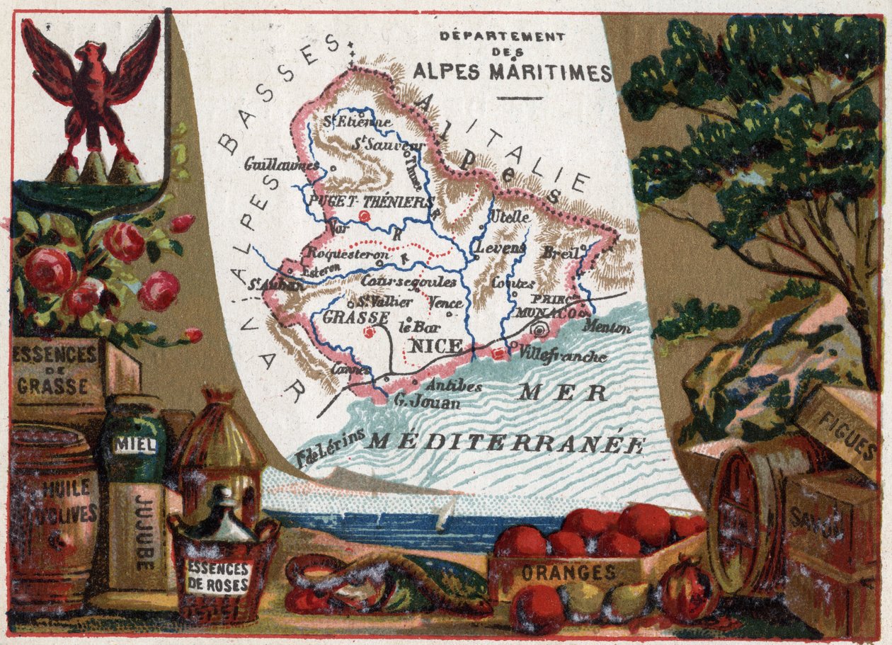 法国普罗旺斯-阿尔卑斯-蔚蓝海岸(06)，阿尔卑斯山(Provence-Alpes-Cote