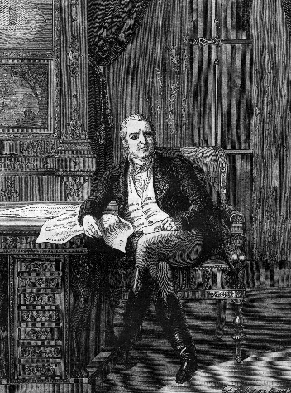 Antoine Marie Chamans，Comte de Lavalette，法国政治家和将军 - Antoine-Marie Chamans，Comte de Lavalette（1769-1830）官员，法国高级官员和国务委员 - 在Adolphe的 "Histoire de l