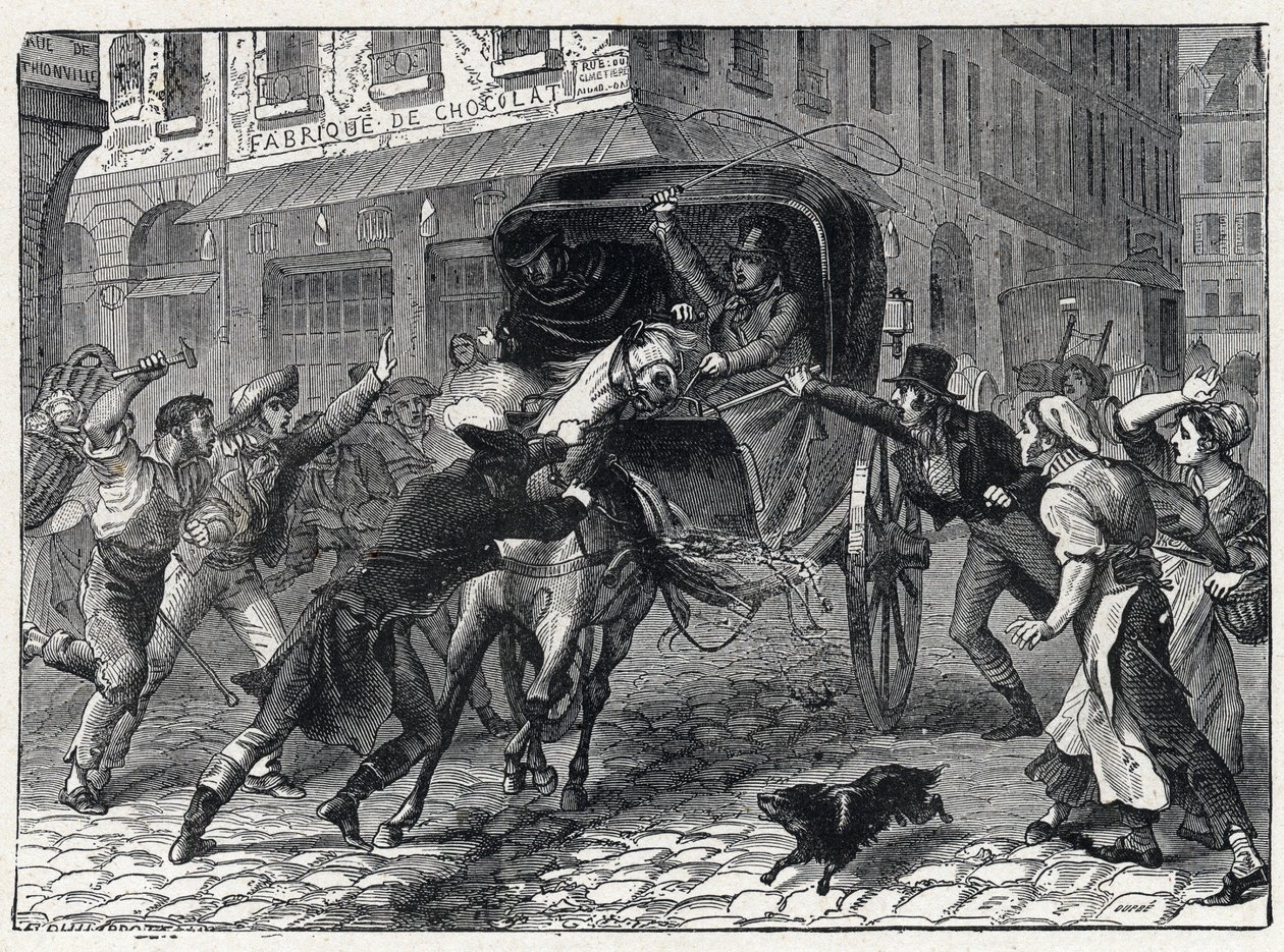 3月9日，旺地战争期间的Chouan长Georges Cadoudal（1771-1804）被逮捕。 作者 法语学校