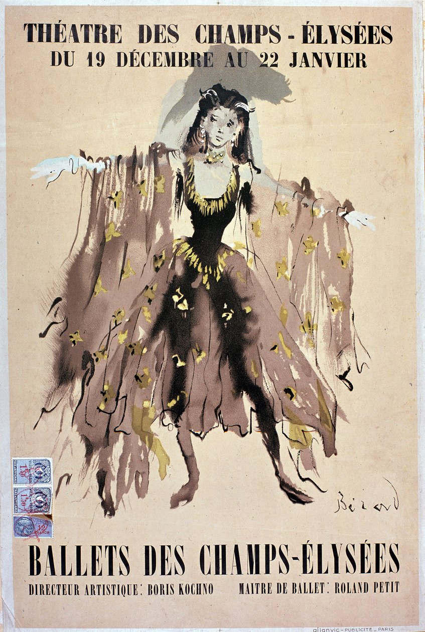 Ballet des champs Elysées - poster 作者 法语学校