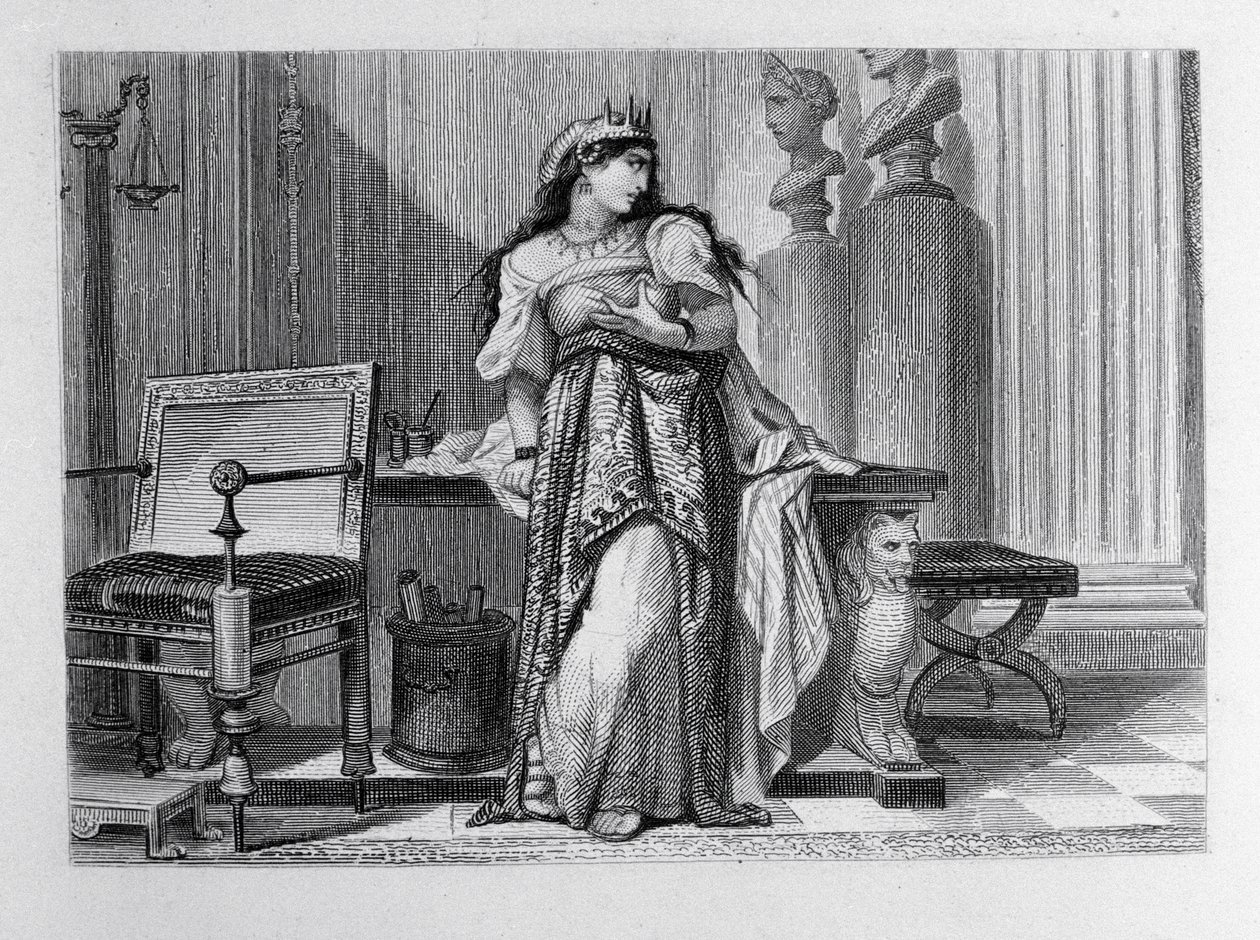 Berenice，Berenice的插图作者Jean Racine（1639-99） 作者 法语学校