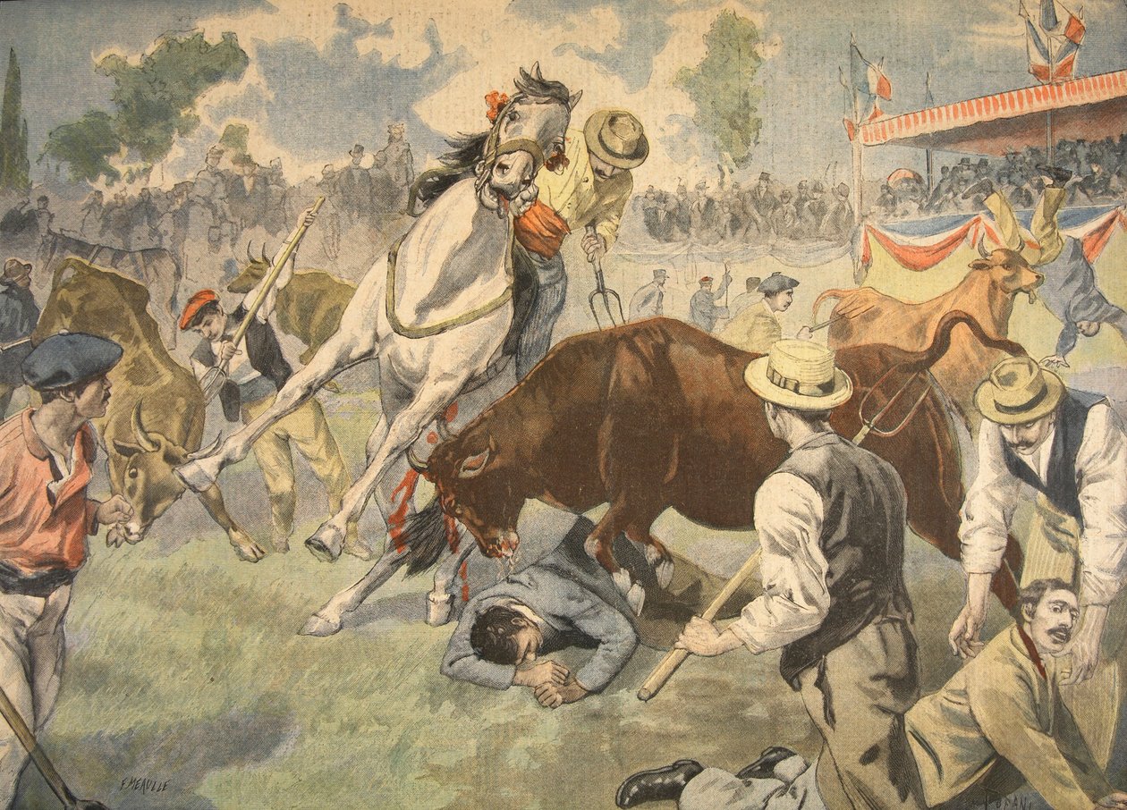 阿尔勒的血腥事故，Le Petit Journal的插图：说明性的补充，1898年 作者 法语学校