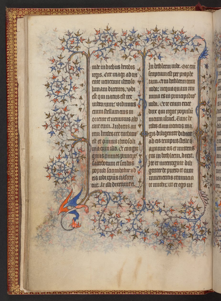 小时记》，Add MS 32454 f.11v, 法国 作者 法语学校