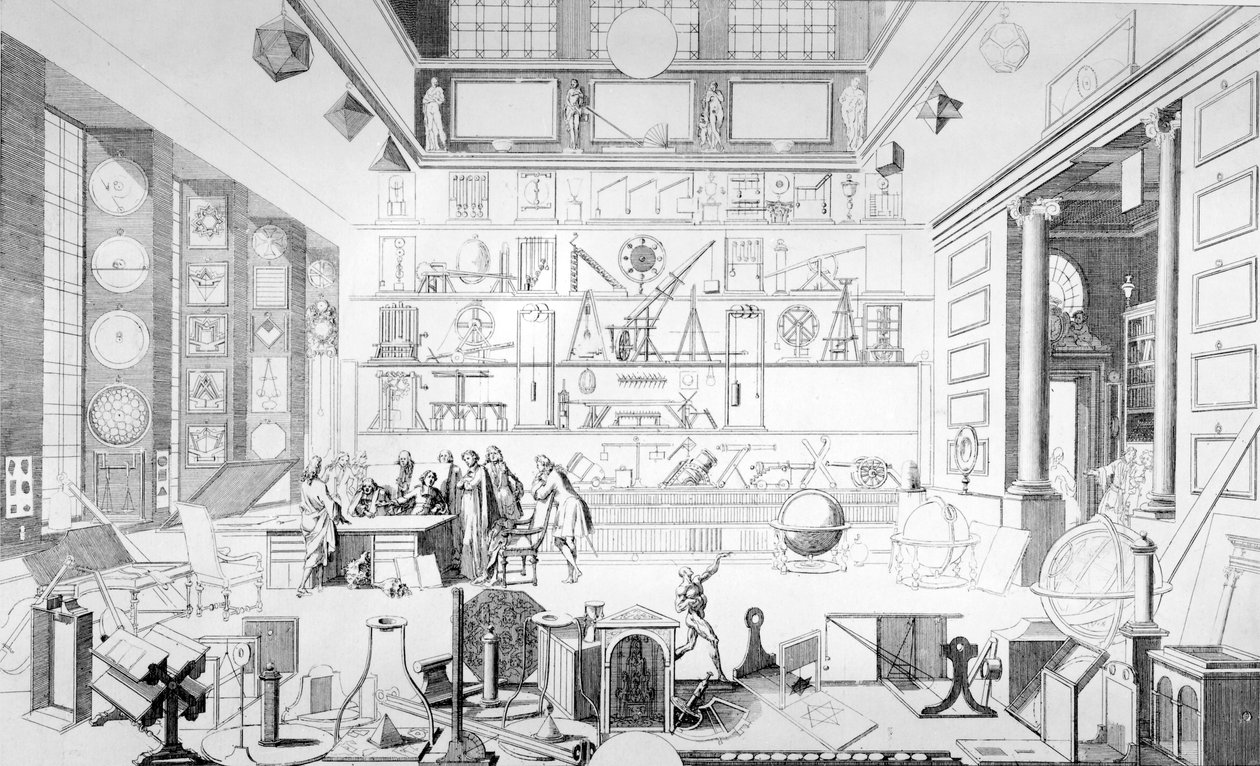 Le Clerc先生的几何办公室，1710-1712 作者 法语学校