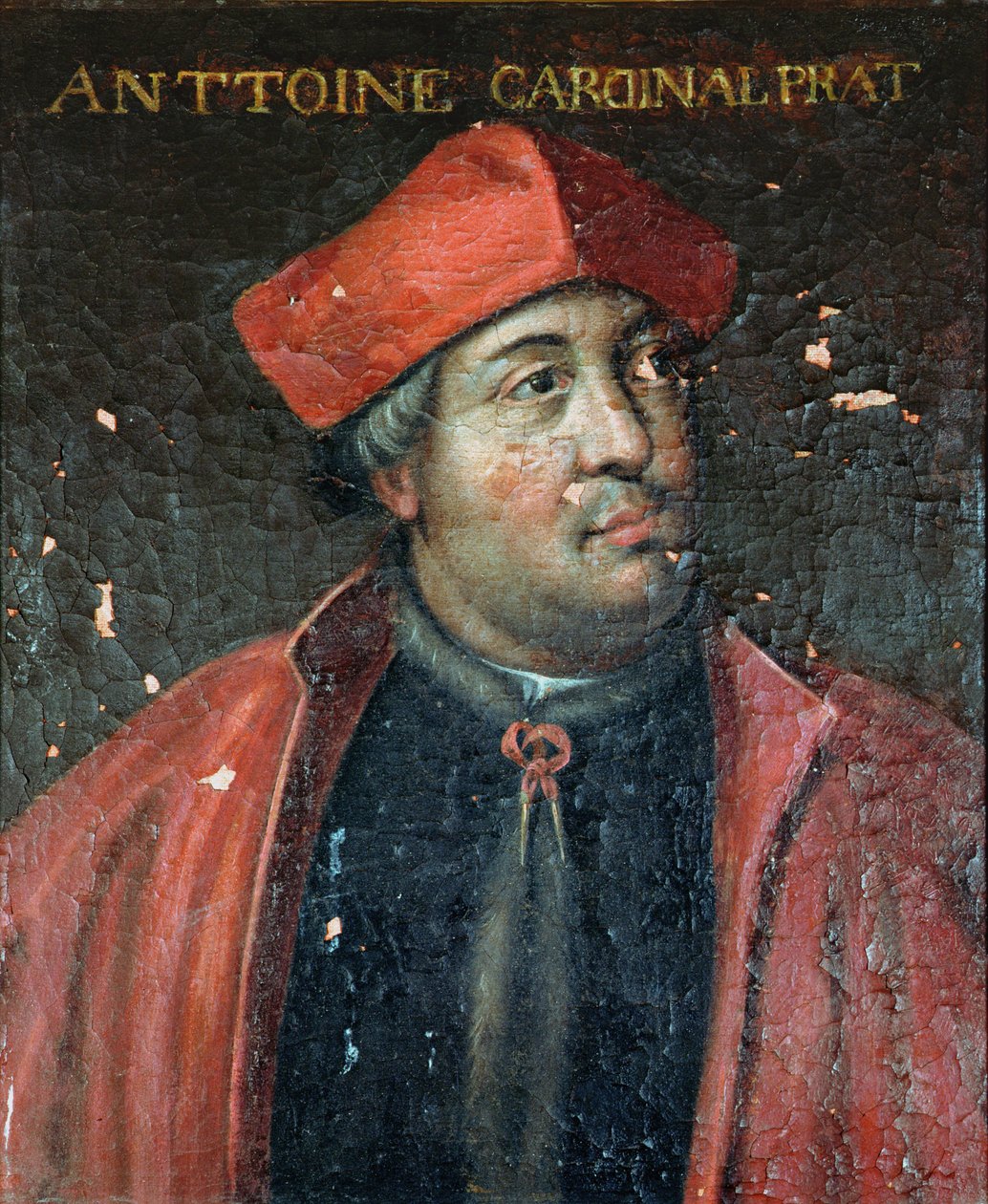 红衣主教Antoine Duprat（1463-1535），罗马教皇，1617-38 作者 法语学校