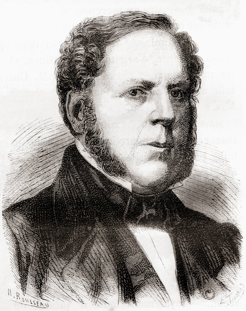 查尔斯·克里斯托夫，来自 Les Merveilles de la Science，约 1870 年出版（雕刻） 作者 法语学校