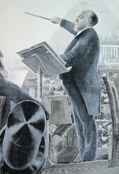 Charles Lamoureux（雕刻）。 作者 法语学校