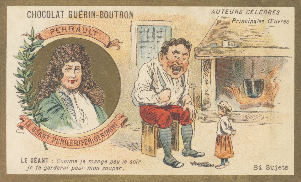 查尔斯・佩罗（1628-1703），法国文学家，"Le geant Perileriferigerimini "的作者 作者 法语学校
