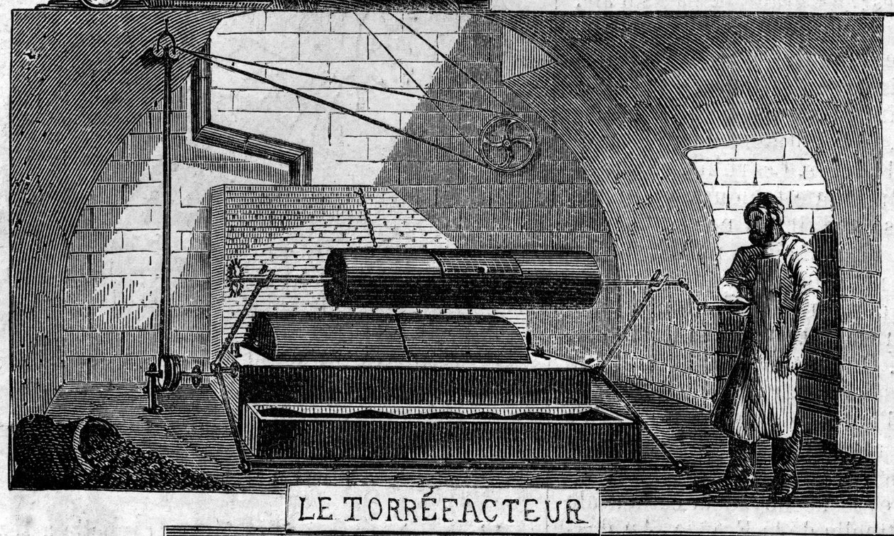 巧克力制作：torrefactor。 M. Masson 的工厂，巴黎 作者 法语学校