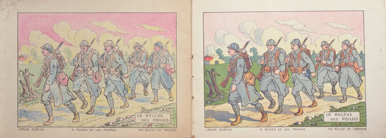儿童图画书，Poilus救济，1917年 作者 法语学校