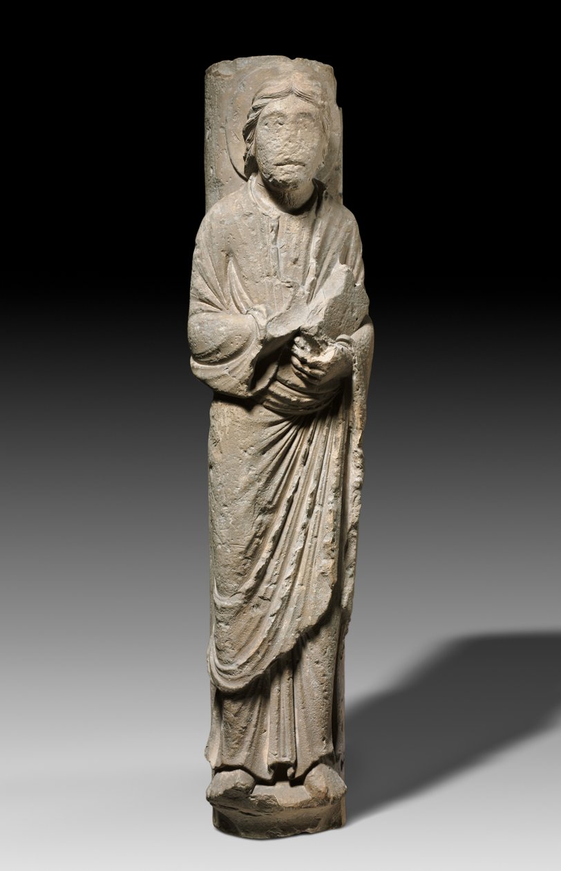 使徒柱状图，马恩河畔沙隆，约1180年（石灰岩 作者 法语学校