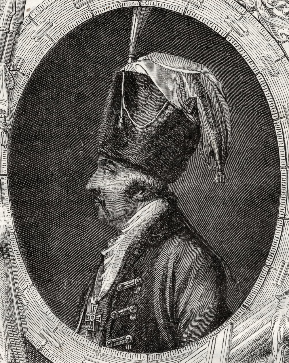 来自路易斯·布兰克（1811-82）的“法国大革命史”中的Dagobert Seigmund von Wurmser伯爵 作者 法语学校