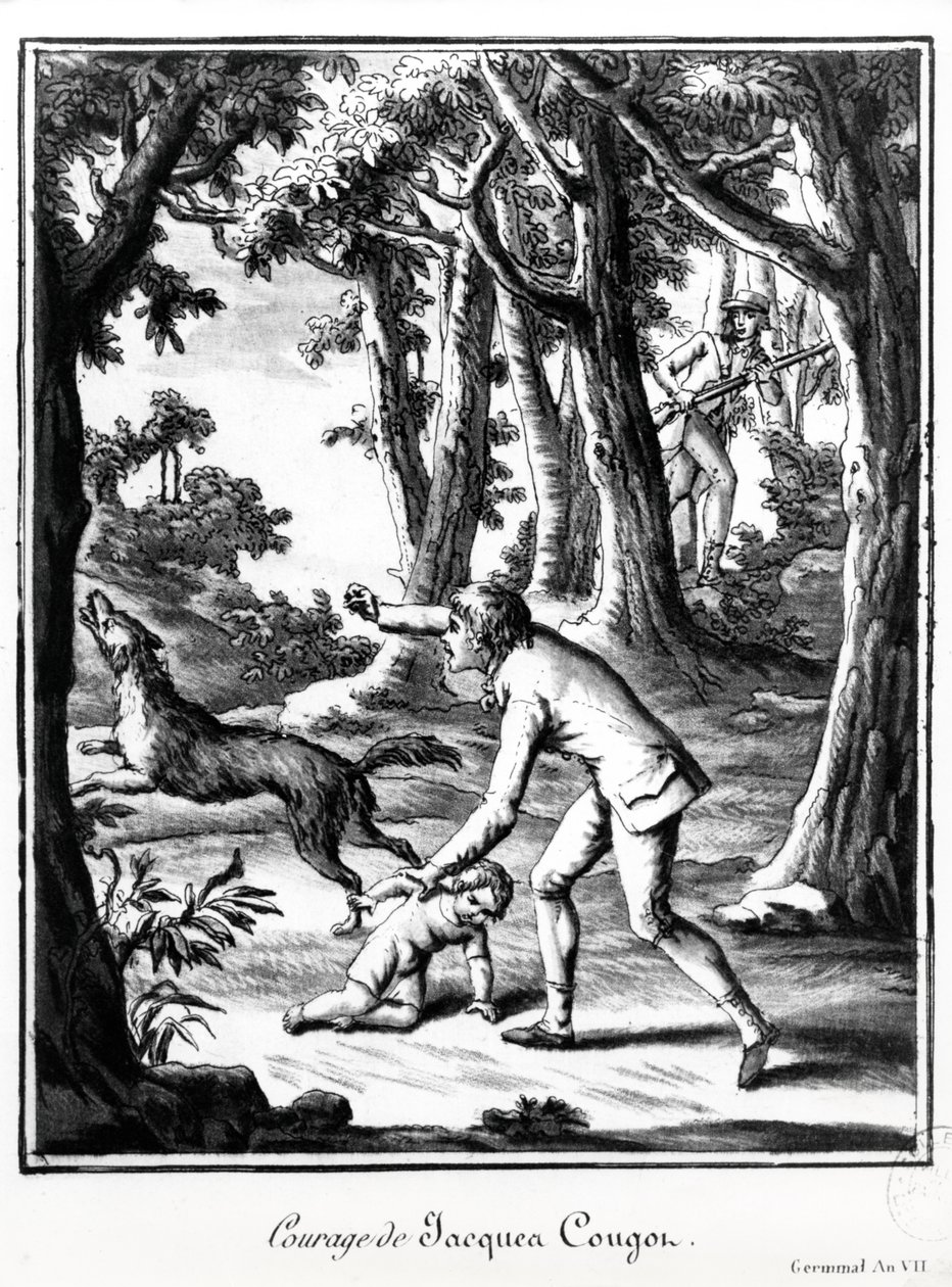 Jacques Cougon的勇气，1799年 作者 法语学校