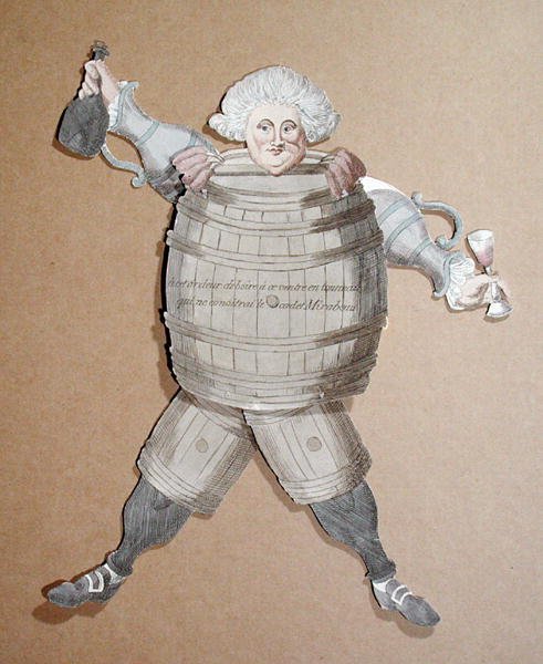 Louis Riqueti（1754-95）Vicomte de Mirabeau的剪裁，1790年（另见104552） 作者 法语学校