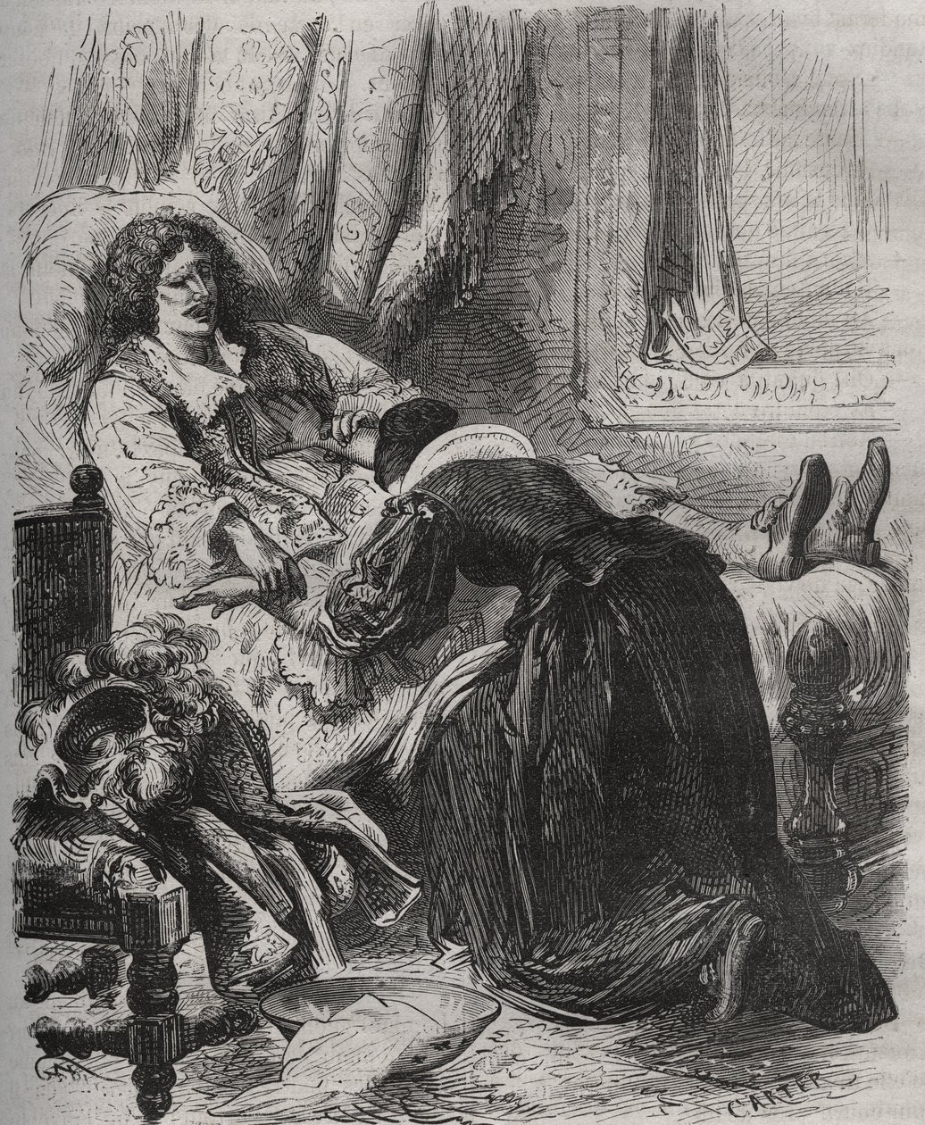 Jean Baptiste (Jean-Baptiste) Poquelin, dit Moliere (1622-1673)之死，2月17日 作者 法语学校
