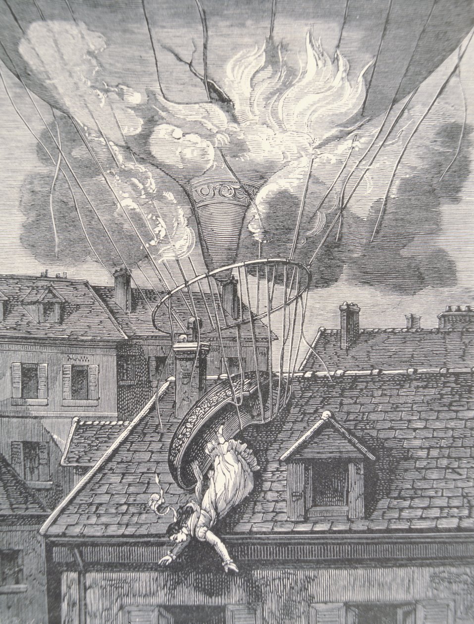 布兰查德夫人在1819年的一次航空事故中死亡 作者 法语学校