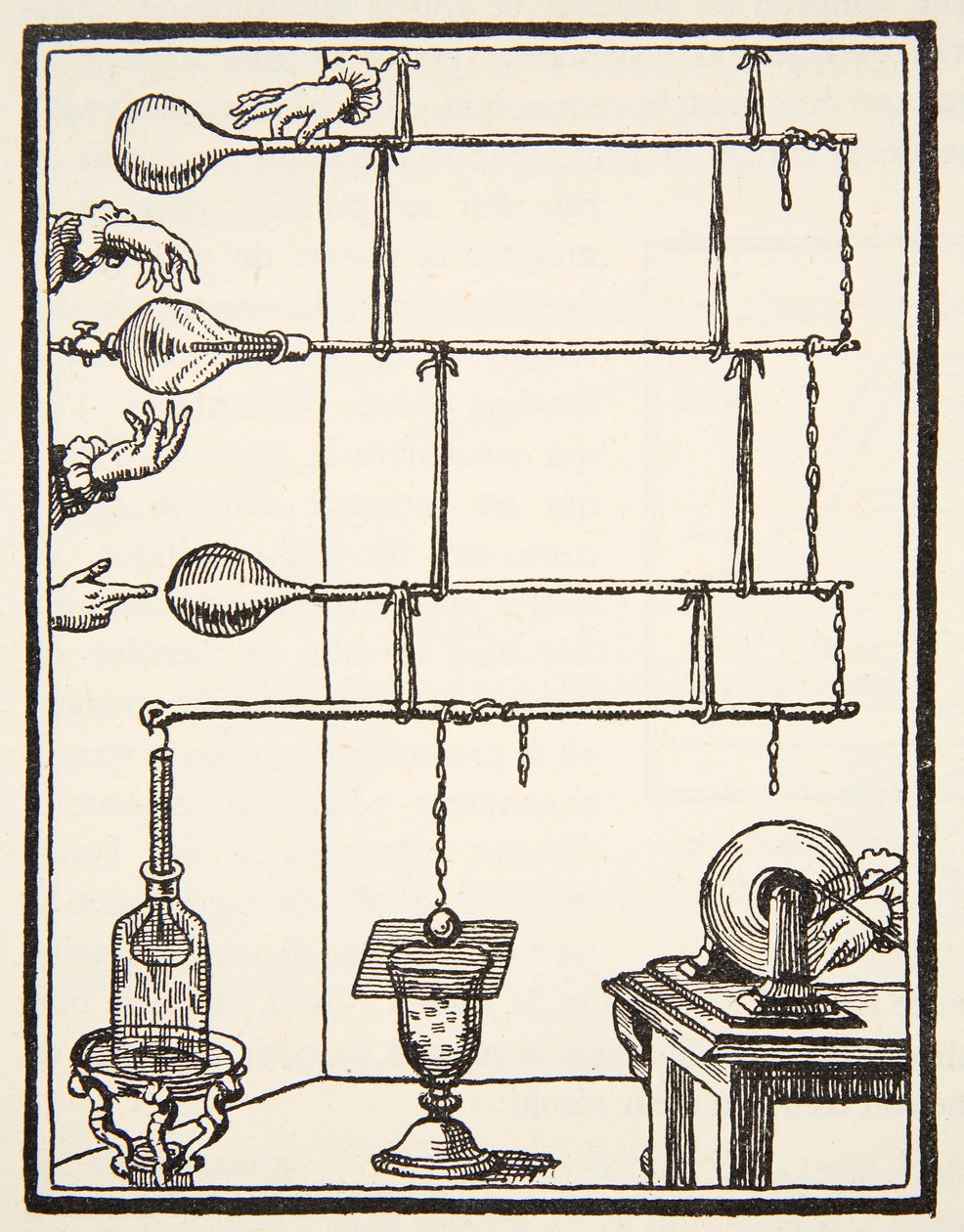 在极少数情况下下降电子，1753年，由Boris Mestchersky复制（d.1957）国家法兰西，科学，第一和第二卷的历史插图，Gabriel Hanotaux（1853-1944），1924年（Lith 作者 法语学校