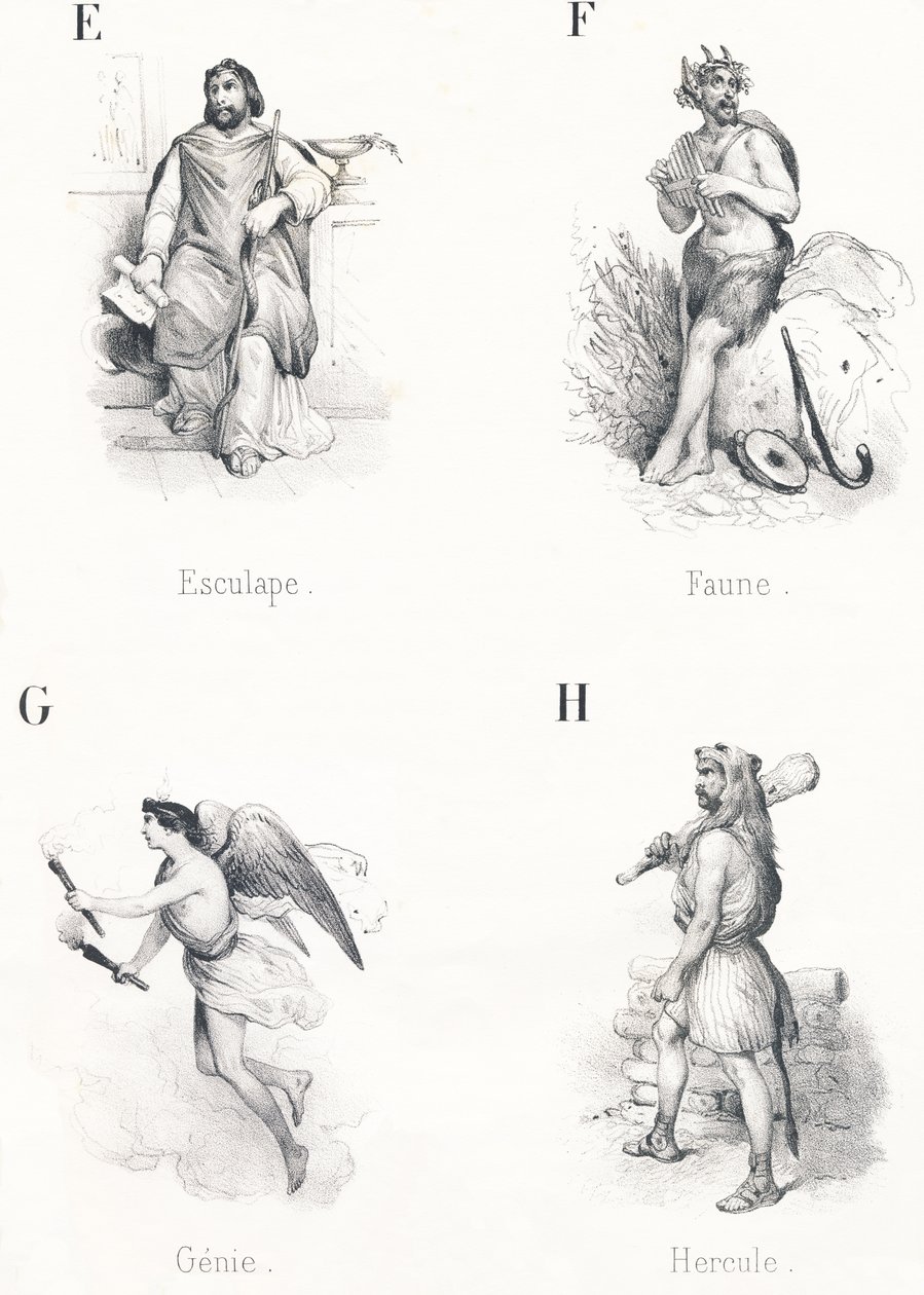 EFGH：Æsculapius科学，Genie Hercules 作者 法语学校