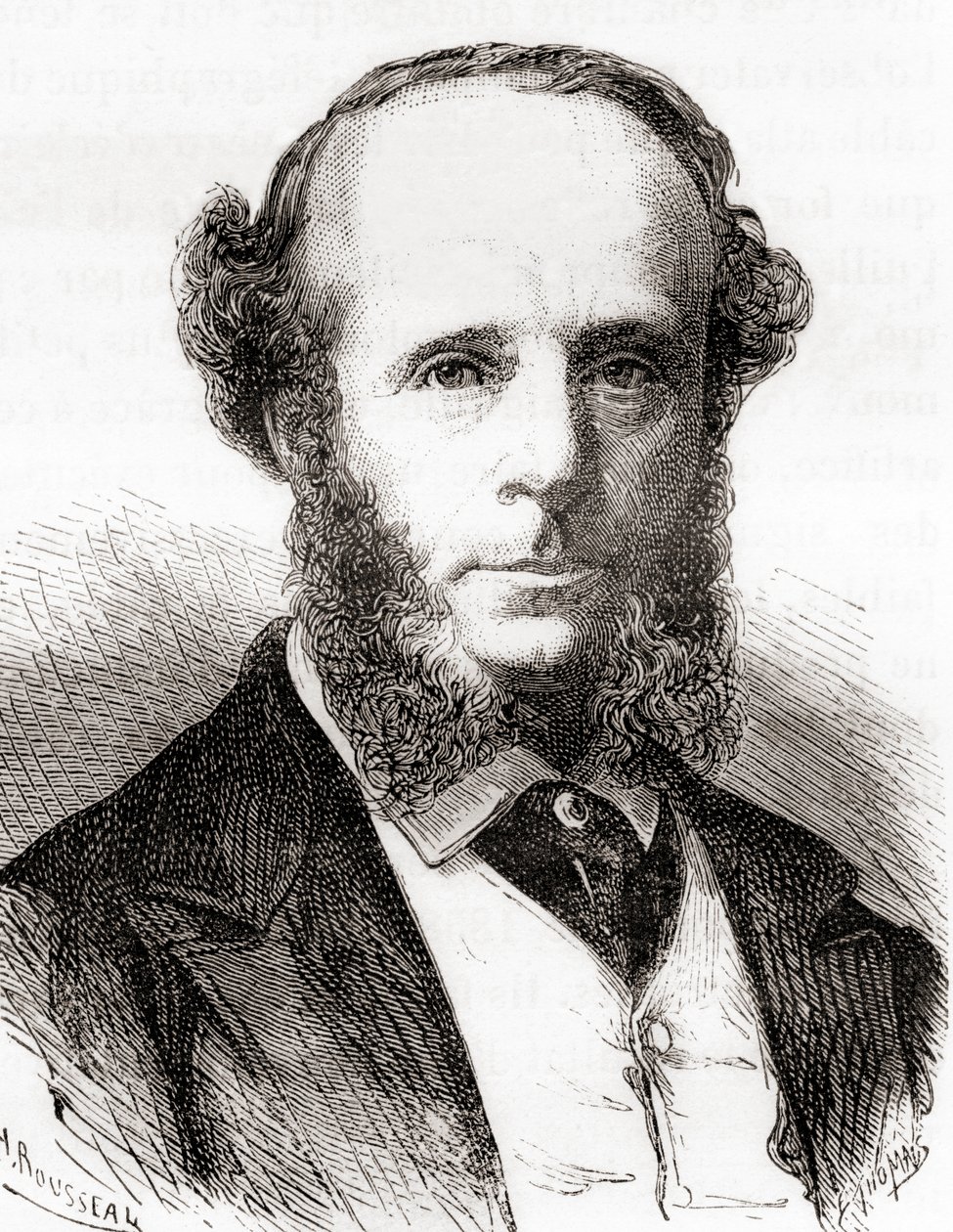 Edward Orange Wildman Whitehouse，来自 Les Merveilles de la Science，约 1870 年出版（版画） 作者 法语学校