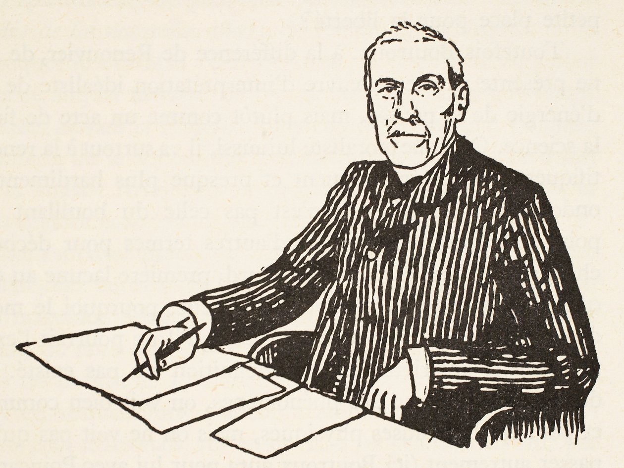 Emile Boutroux，Boris Mestchersky的复制品（d.1957），国家法兰西，科学，第一和第二卷的历史插图，Gabriel Hanotaux（1853-1944），1924年 作者 法语学校