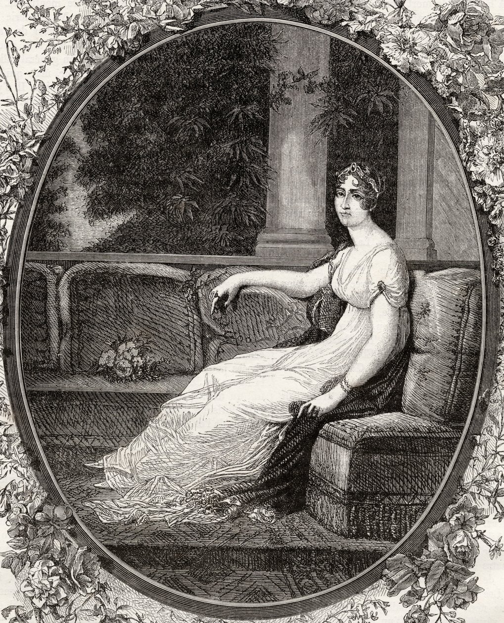 Josephine Empress，来自Louis Blanc的“法国革命史”（1811-82） 作者 法语学校