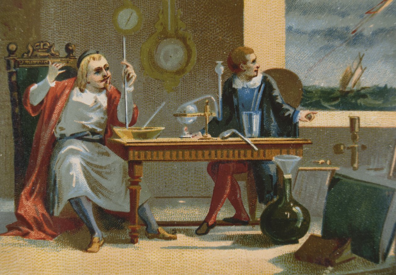 Evangelista Torricelli（1608-47），温度计气压计的发明者 作者 法语学校