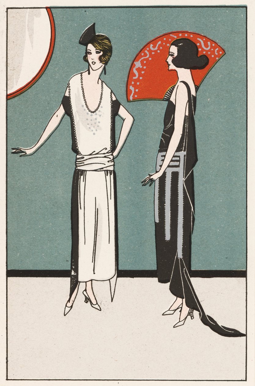 设计师 Madeleine and Madeleine 设计的女士晚装 作者 法语学校