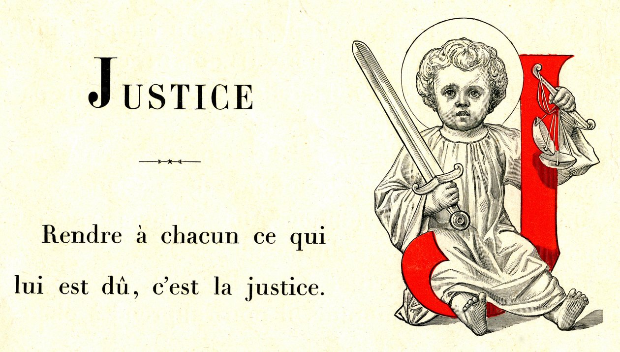 Excerpt from the Alphabet of the Child Jesus, edition Alfred Mame a Tours 作者 法语学校