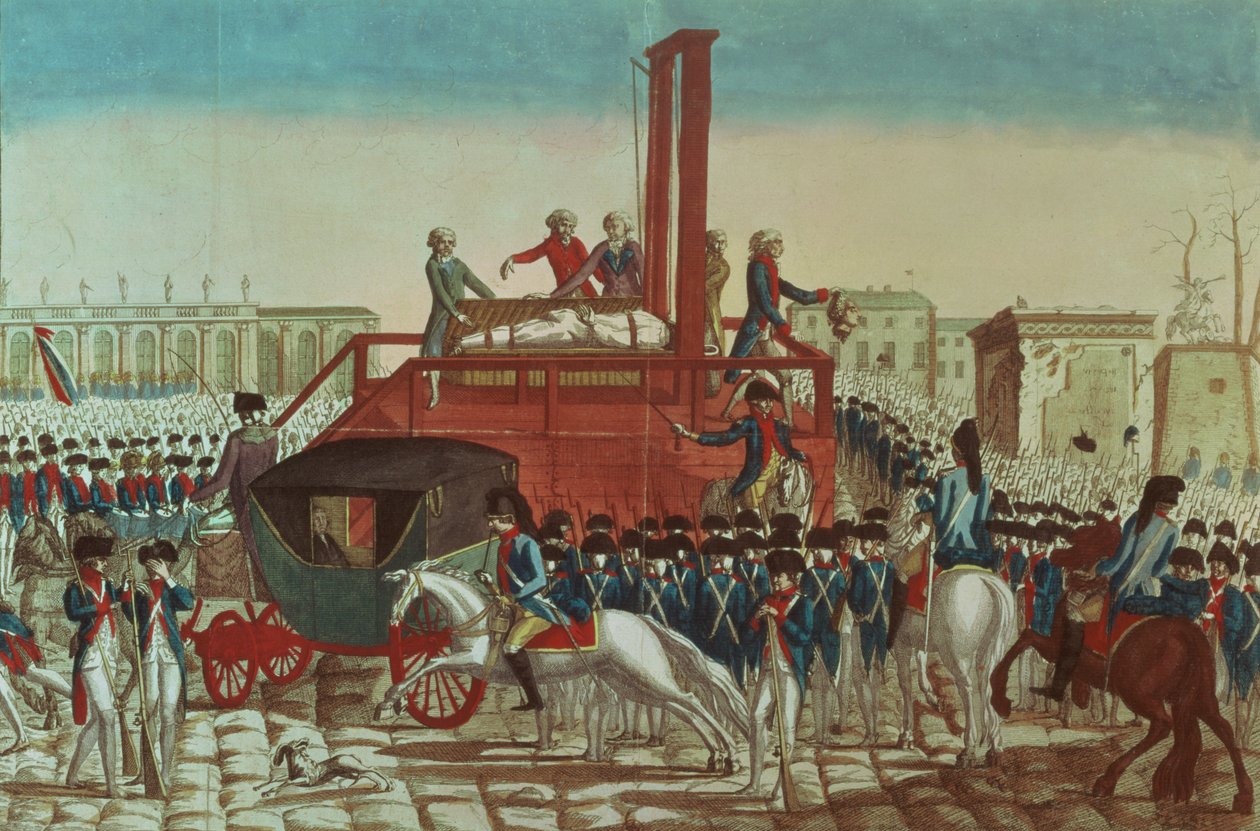 1793年1月21日路易十六（1754-93）的执行（另见154902） 作者 法语学校