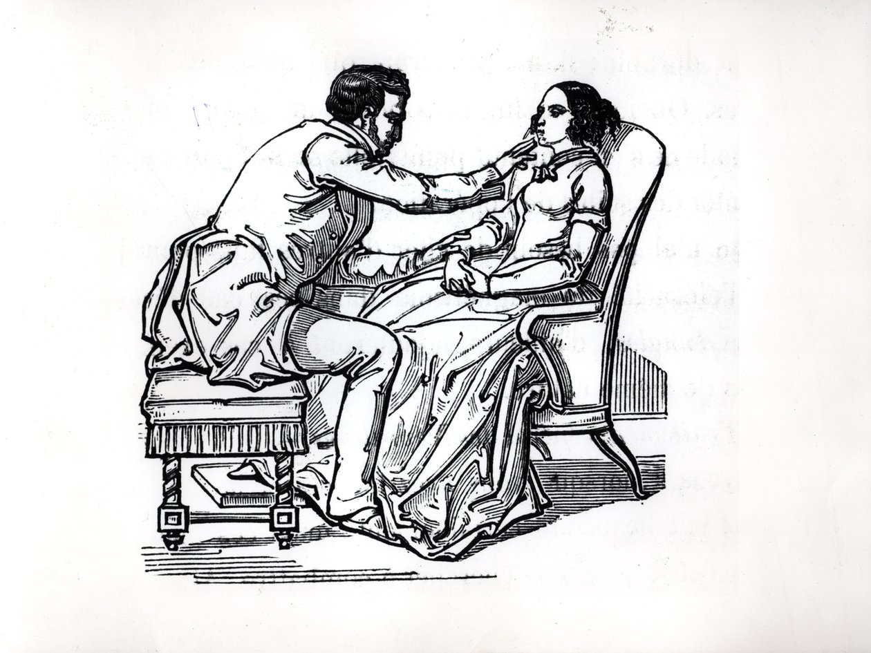 1784年Franz Anton Mesmer（1734-1815）在动物磁学实验中的实验 作者 法语学校