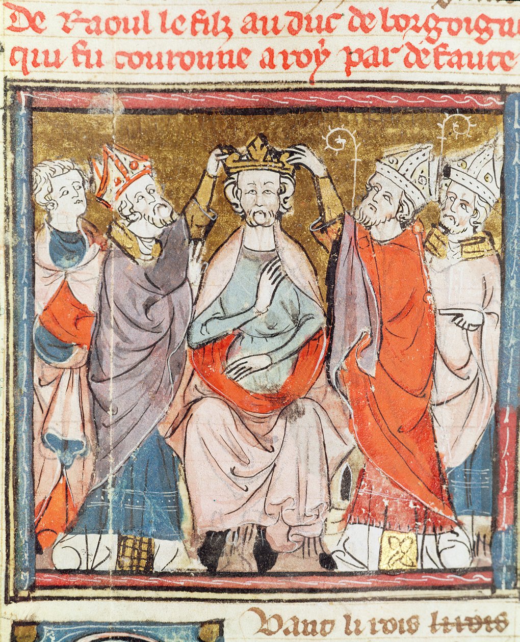 F.188r勃艮第公爵的儿子拉乌尔（Raoul），法国国王，法兰西王朝，1375-79 作者 法语学校