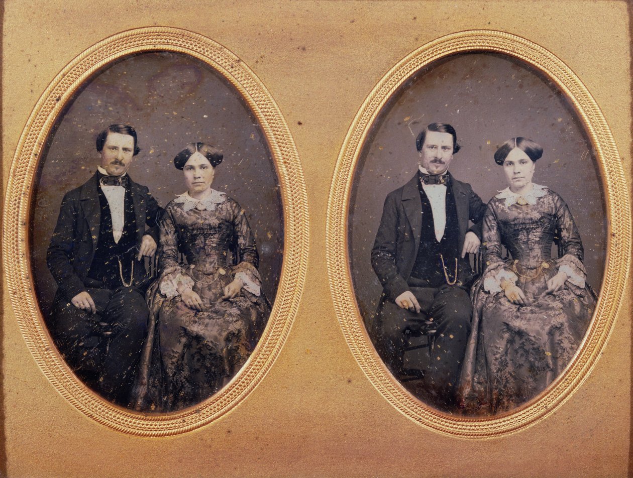 家庭组，c.1840（daguerreotype） 作者 法语学校