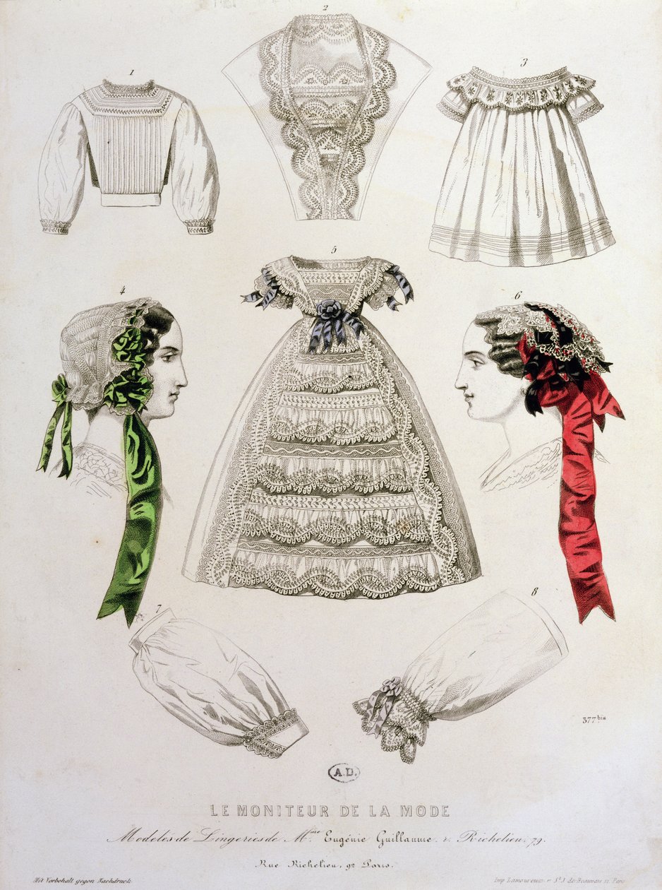 时尚板块来自The Fashion Monitor，1854 作者 法语学校