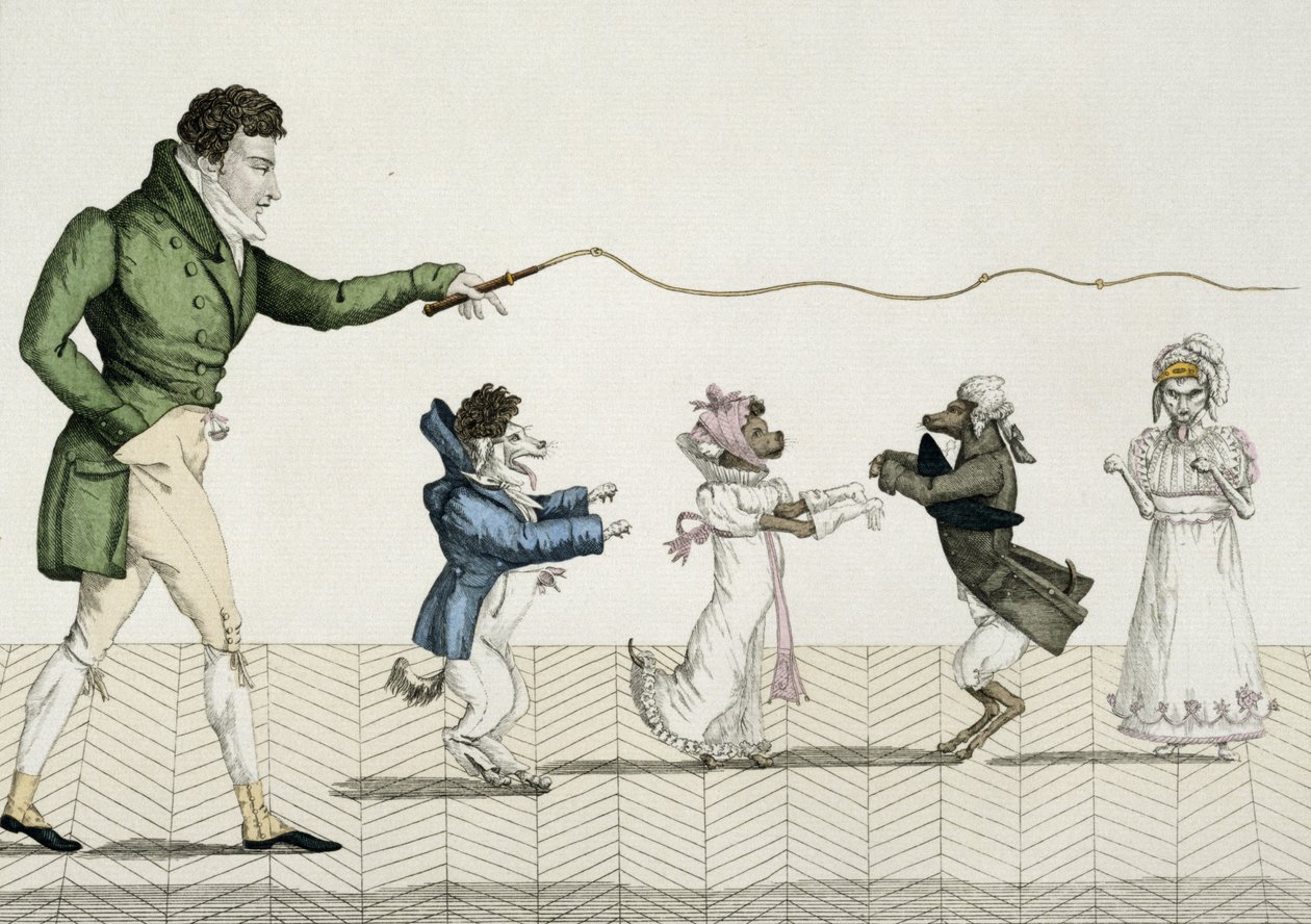 时尚狗，板块35来自Le Bon Genre，1808 作者 法语学校