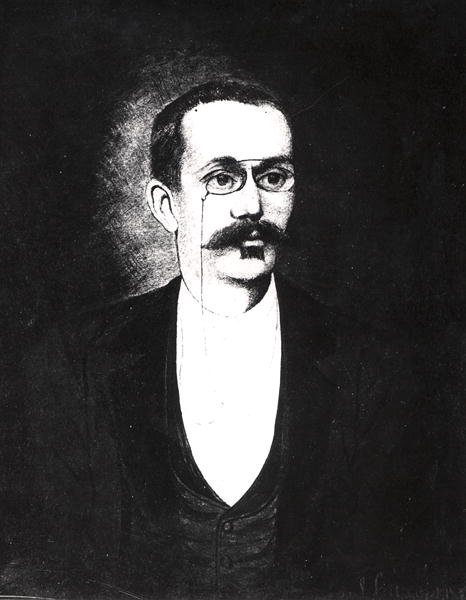 Fernand Pelloutier (1867-1901)（黑白照片）。 作者 法语学校