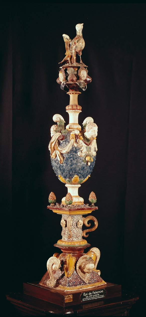Finial，在Lisieux（faience）附近的Manerbe制作 作者 法语学校