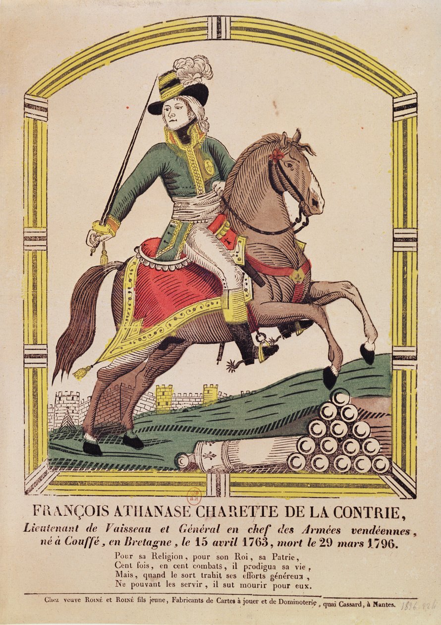 Francois Athanase Charette de la Contrie（1763-96），1836 作者 法语学校