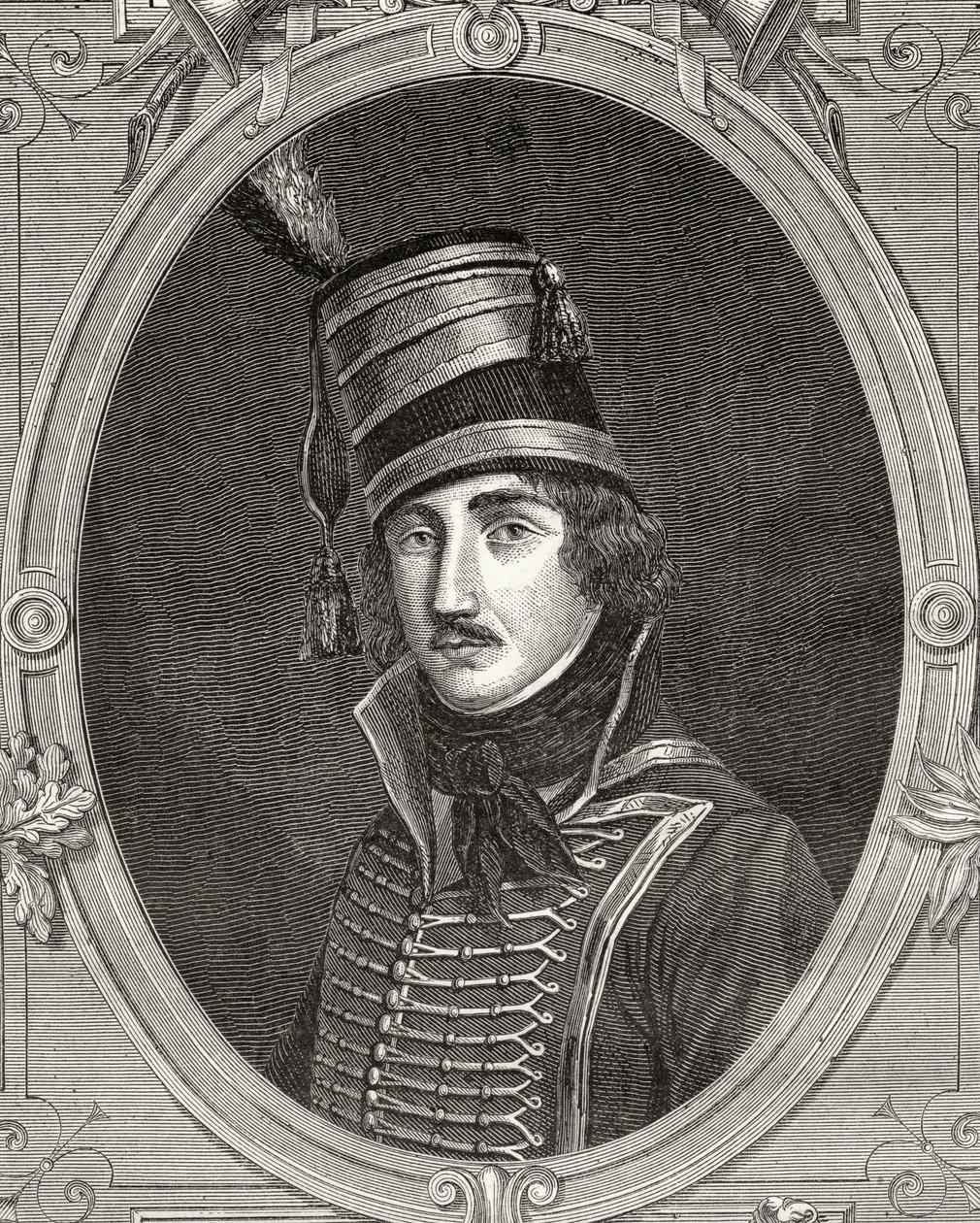 Francois Severin Marceau-Desgraviers，来自Louis Blanc的“法国革命史”（1811-82） 作者 法语学校
