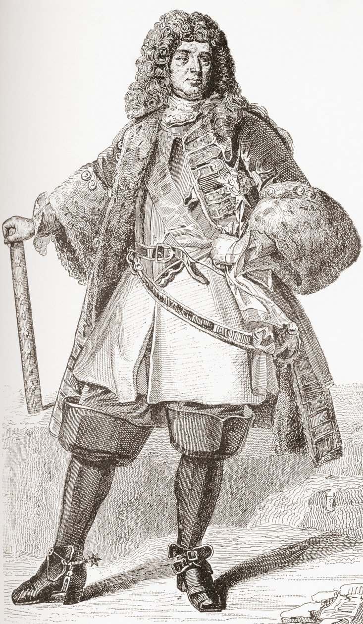 FrançoisdeNeufville，Villeroy第二公爵，1644年1730年。法国士兵。从1908年出版的免费时间。 作者 法语学校