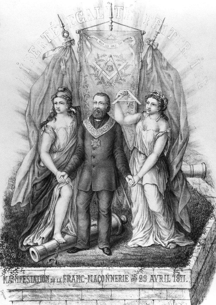 共济会和公社，1871年 作者 法语学校